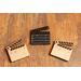 Clapperboard Magnet with custom date in natural wood and black - Clapboard Fridge Magnet for Kitchen - Film & Movie Decor, Unique Movie Gift
